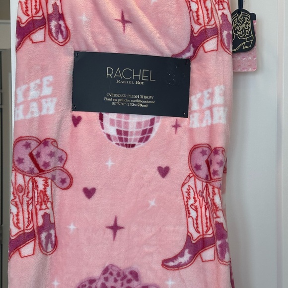 Rachel Roy Cowboy Disco Throw Cowboy Boots, Cowboy Hats, Disco Balls HTF - Picture 2 of 8